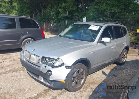 2007 BMW X3 3.0Si from USA, damaged, VIN WBXPC93487WF06777